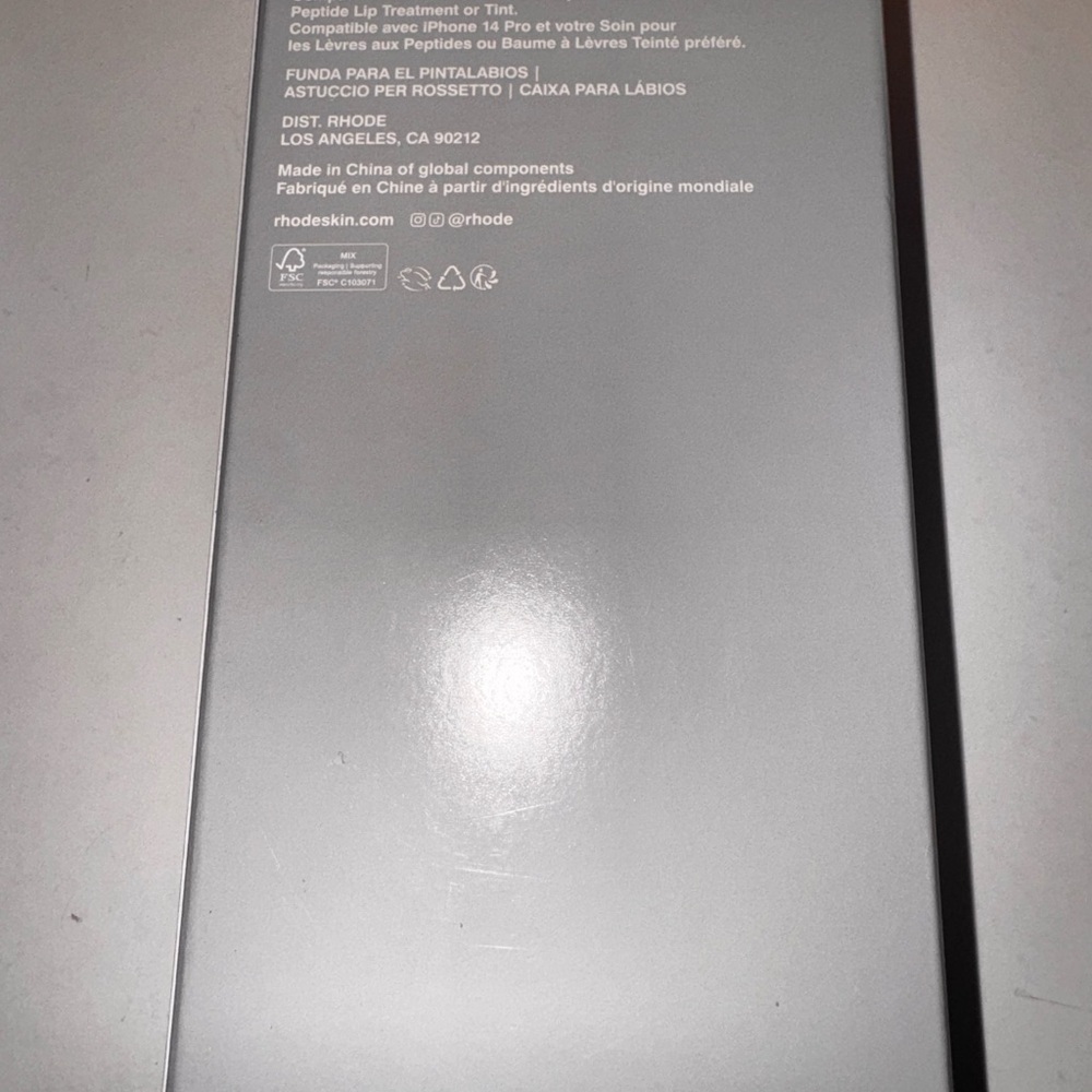 RHODE Lip Case in Silver- BRAND NEW - Picture 2 of 5